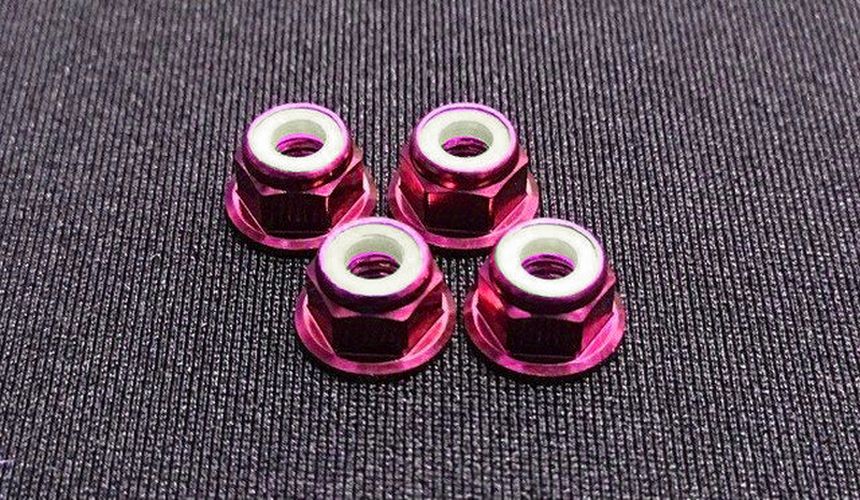 Scale Reflex M4 Nylon Lock Wheel Nuts 4-Pack – Multiple Colors