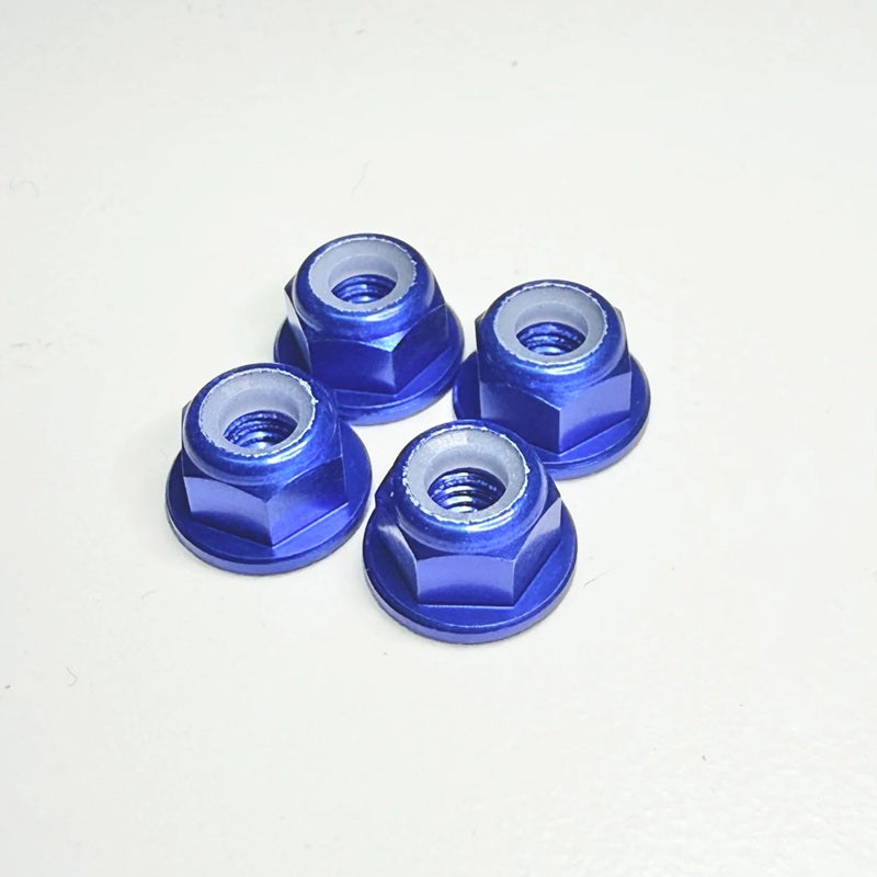Scale Reflex M4 Nylon Lock Wheel Nuts 4-Pack – Multiple Colors