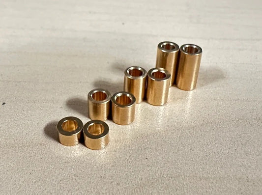SRF830043  Brass Spacers - M3 Variety Pack (3/5/7/10mm) - Brass    |The RC Shop at Dr Dans