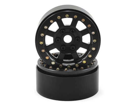 SSD00038 SSD RC Assassin 1.9" Beadlock Crawler Wheels (Black) (2)