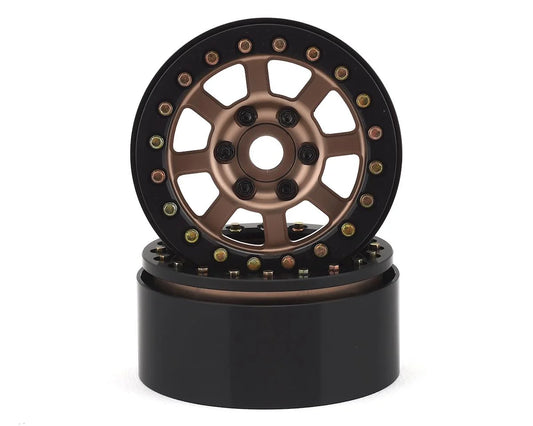 SSD00180 SSD RC Assassin 1.9" Beadlock Crawler Wheels (Bronze) (2)