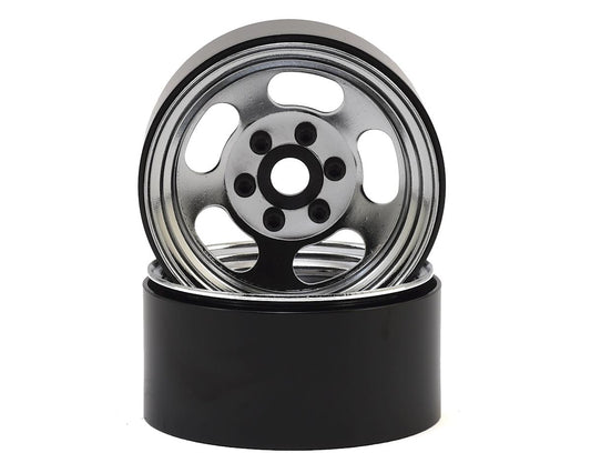 SSD00276 SSD RC Slot 1.9"" Steel Beadlock Wheels (Chrome)  | The RC Shop at Dr Dans
