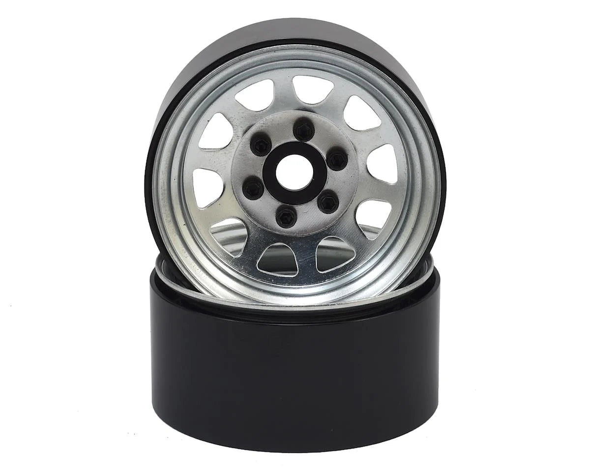 SSD00278 1.9"" Steel Beadlock Wheels (Silver)  | The RC Shop at Dr Dans
