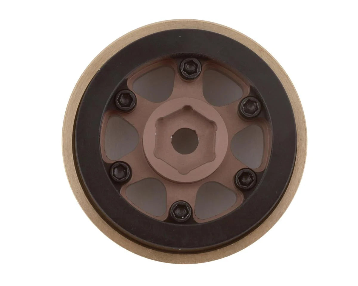 SSD RC SCX24 1.0” Aluminum/Brass Challenger Wheels (Bronze) (2) (24g) | THE RC SHOP AT DRDANS