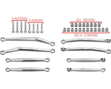 HRASXTY133X08 - No Flex upgrade T6 Link set SCX30   | The RC Shop at Dr Dans