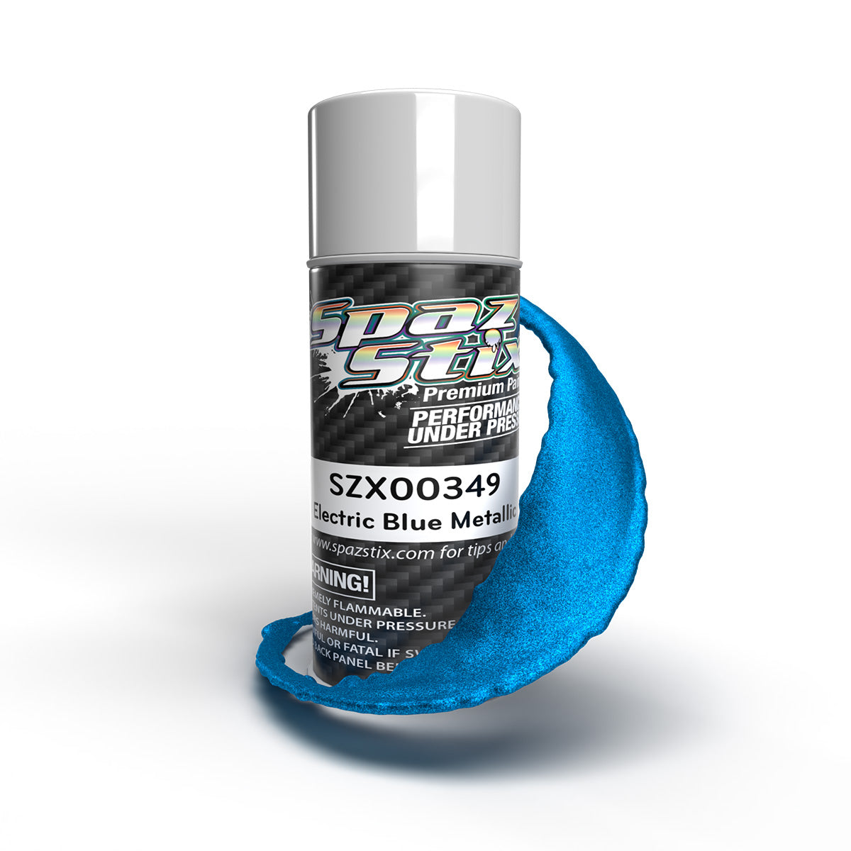 SZX00349  Electric Blue Metallic Aerosol Paint, 3.5oz Can        | The RC Shop at Dr Dans