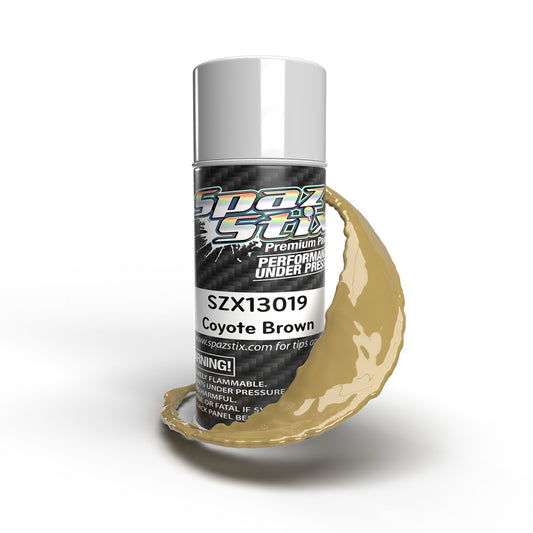SZX13019  Coyote Brown Aerosol Paint, 3.5oz Can | The RC Shop at Dr Dans