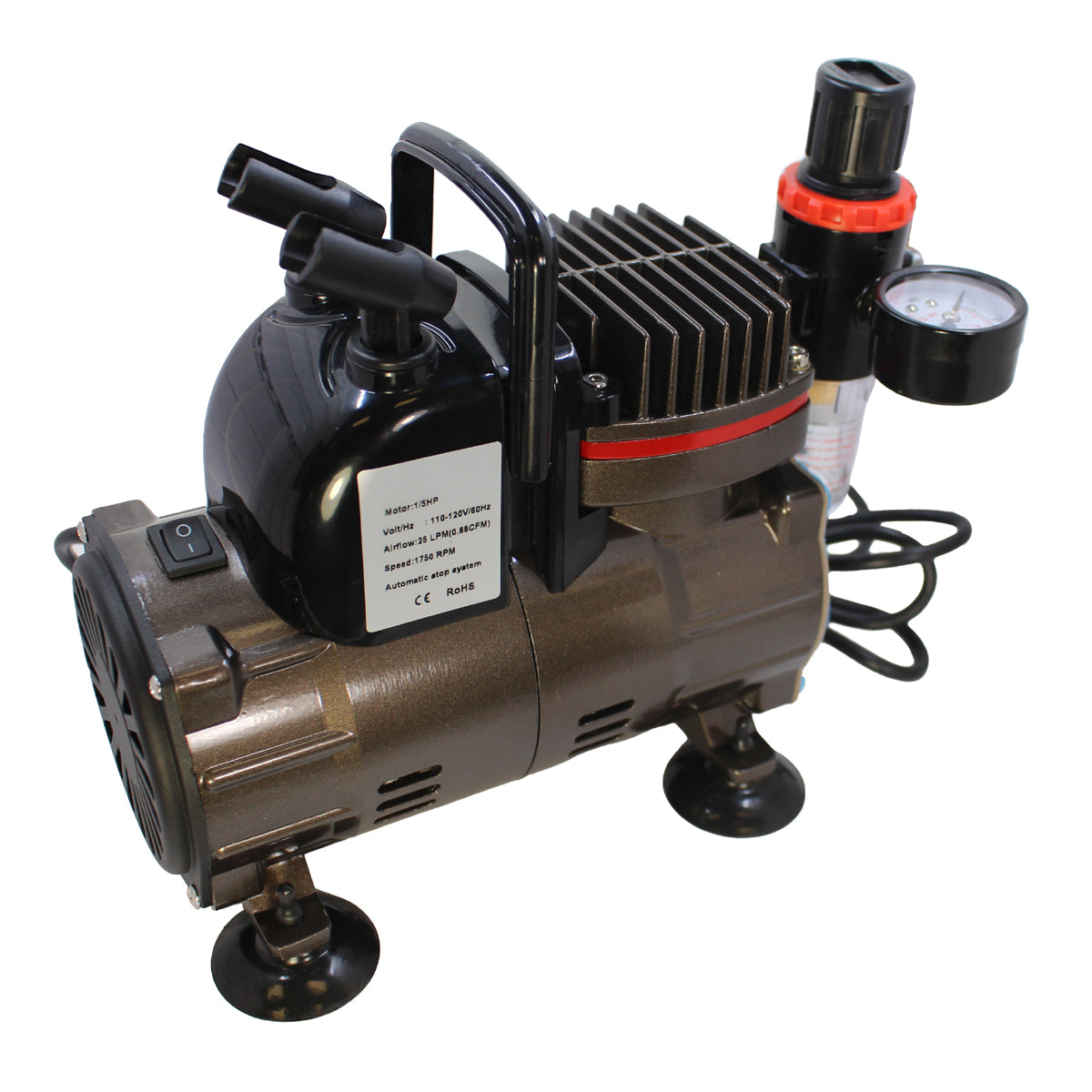 SZX50000    Dual Action Gravity Feed Airbrush & Air Compressor Combo     | The RC Shop at Dr Dans