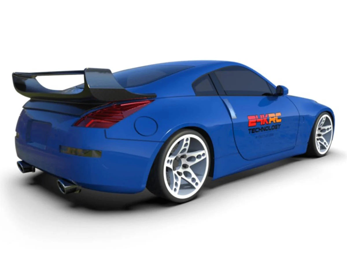 TAF23002  24K RC Technology 1/10 '09 Nissan 350Z Full Drift Body Set w/Cosmetic Mods (Clear) (257mm Wheelbase)    | The RC Shop at Dr Dans