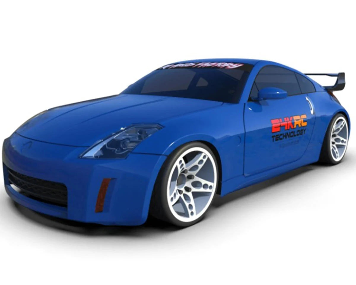 TAF23002  24K RC Technology 1/10 '09 Nissan 350Z Full Drift Body Set w/Cosmetic Mods (Clear) (257mm Wheelbase)    | The RC Shop at Dr Dans