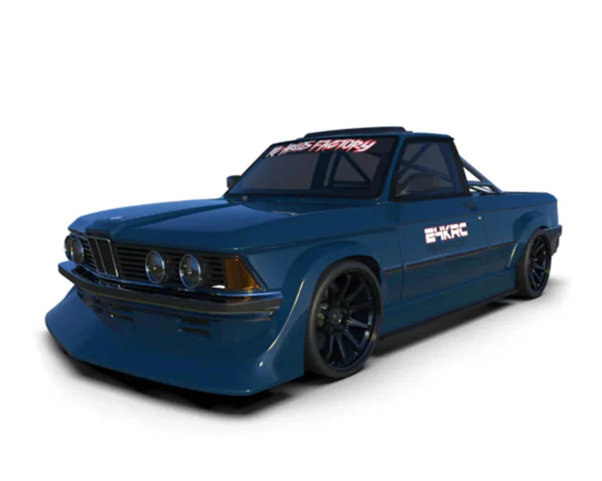 TAF25000     24K RC Technology 1/10 GR Works BMW E21 320 Series Pickup Drift Body (Clear) (257mm Wheelbase)   | The RC Shop at Dr Dans