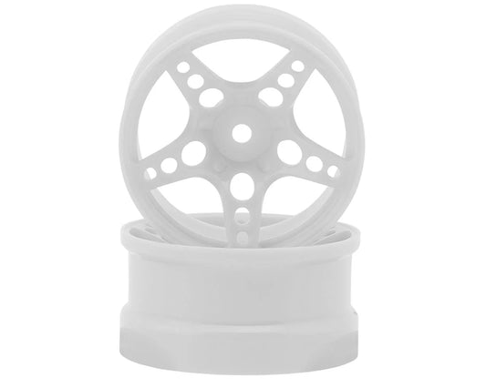 TAF26000 24K RC Technology 1/10 R-Fighter Drift Wheels (White) (2) (6mm Offset) w/12mm Hex
