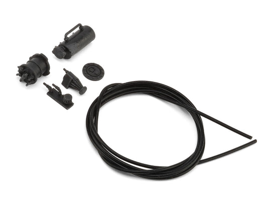 24K RC Technology MaxRacing PS13 Rear Custom Accessories Set – Black Connectors – TAF44006