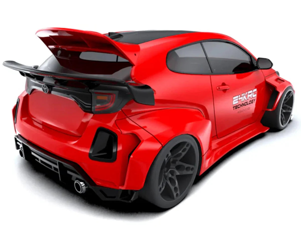TAF9000    24K RC Technology 1/10 Toyota Yaris GR Drift Body (Clear) (257mm Wheelbase)     | The RC Shop at Dr Dans