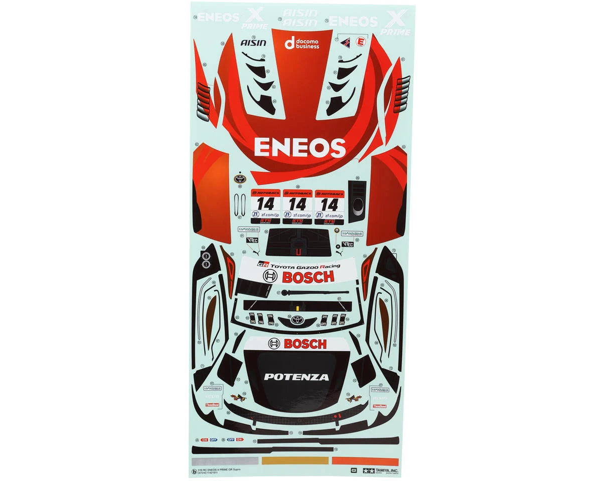 Tamiya ENEOS X PRIME GR Supra Lightweight 1/10 RC Body Set | TAM47529