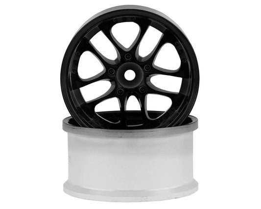 TDW-063BK Topline SSR Agle Minerva 5-Split Spoke Drift Wheels (Black) (2) (6mm Offset) w/12mm Hex