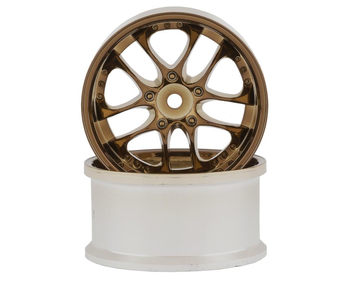TDW-063GB     Topline SSR Agle Minerva 5-Split Spoke Drift Wheels (Bronze) (2) (6mm Offset) w/12mm Hex