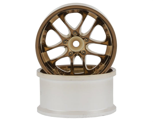 TDW-063GB     Topline SSR Agle Minerva 5-Split Spoke Drift Wheels (Bronze) (2) (6mm Offset) w/12mm Hex