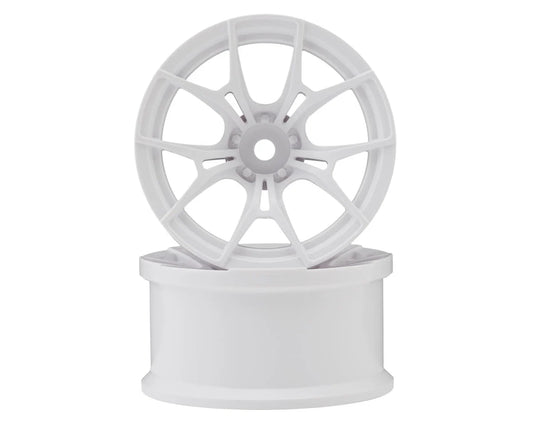 TDW-0815WH Topline FX Sport Multi-Spoke Drift Wheels (White) (2) (Deep Face 8mm Offset)