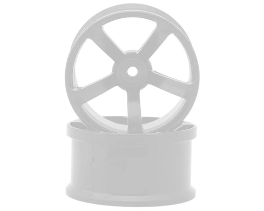 TDW-086WH Topline DRS-5 Super High Traction Drift Wheels (White) (2) (8mm Offset) w/12mm Hex