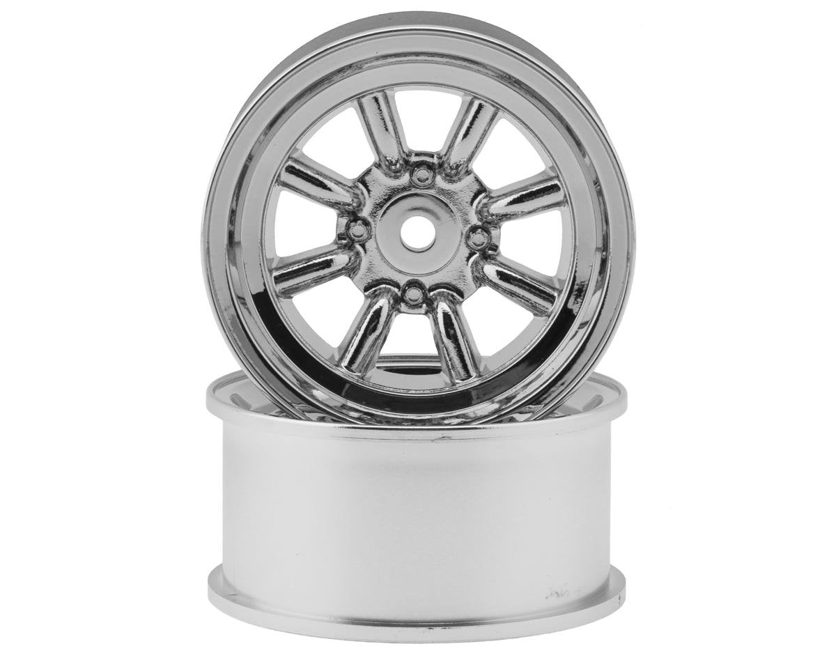 TDW-WAT-050SMC      Topline RS Watanabe 1/10 Drift Wheels (Chrome) (2) (5mm Offset)