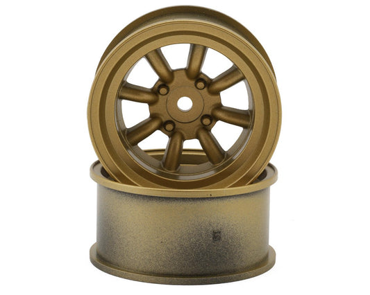 TDW-WAT-100G      Topline RS Watanabe 1/10 Drift Wheels (Gold) (2) (10mm Offset)