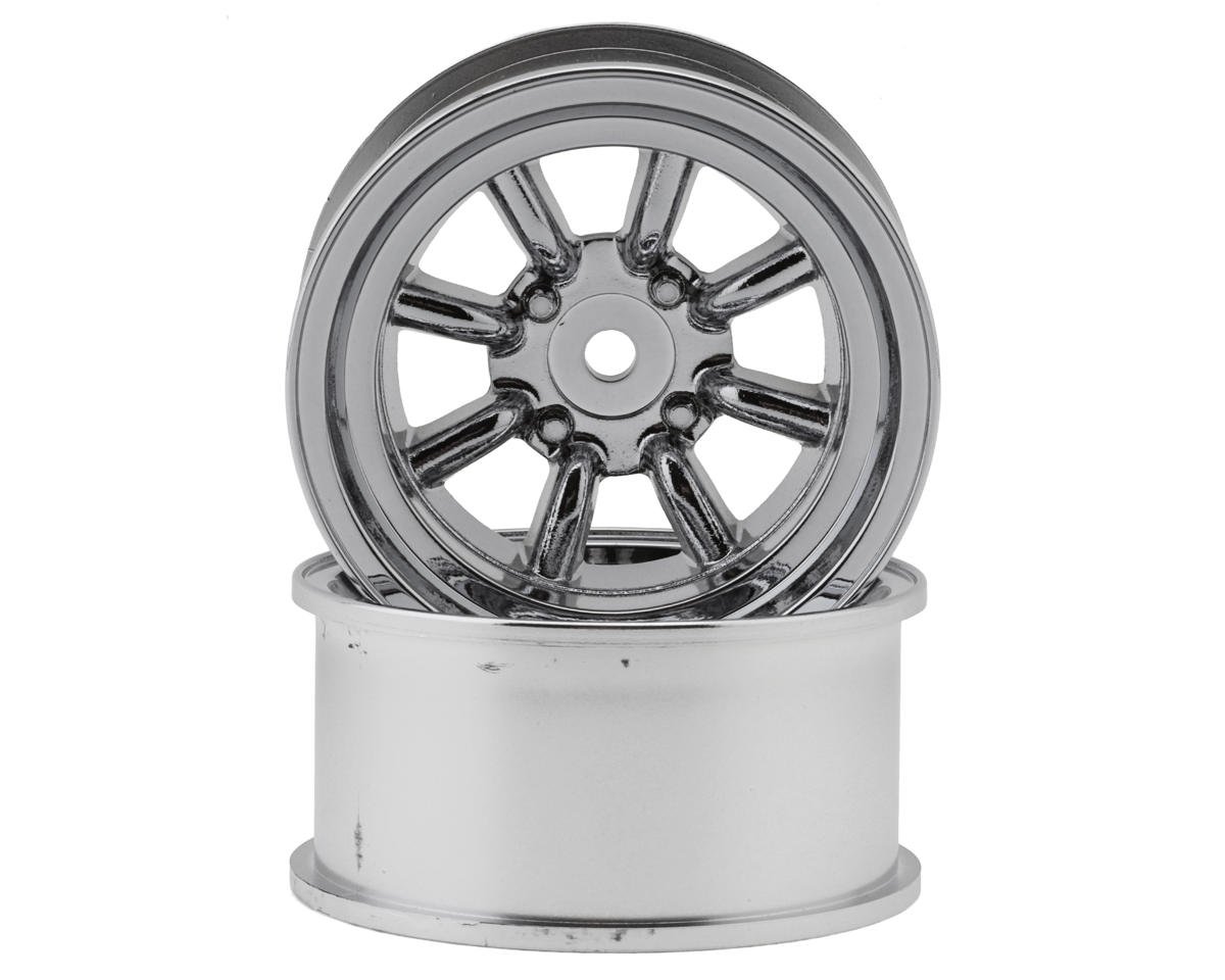 TDW-WAT-100SMC    Topline RS Watanabe 1/10 Drift Wheels (Chrome) (2) (10mm Offset)