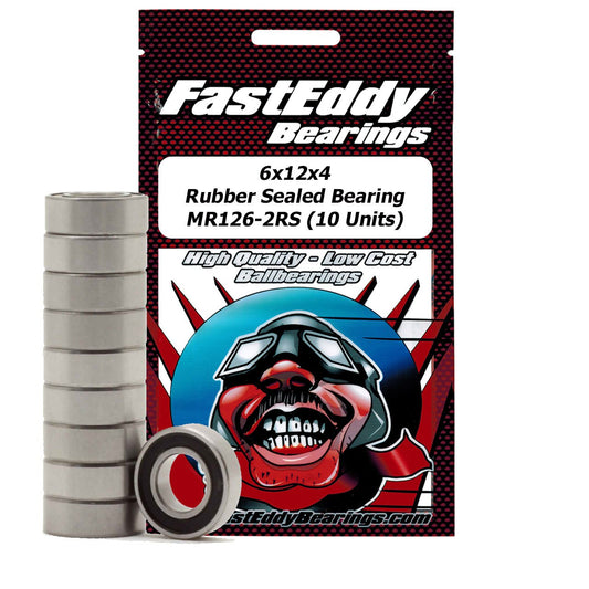 TFE272 Team FastEddy 6x12x4mm Rubber Sealed Bearing (10) MR126-2RS  |The RC Shop at Dr Dans