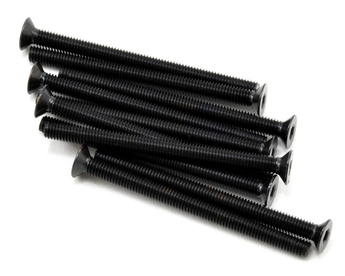 TKR1333   M3x40mm Flat Head Screws (Black, 10pcs)   | The RC Shop at Dr Dans