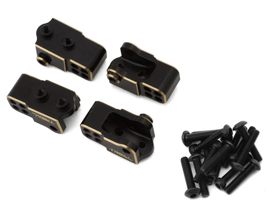 TLHTENDURO-07 Treal Hobby Element RC Enduro Brass Lower Shock & Link Mounts (Black) (4)