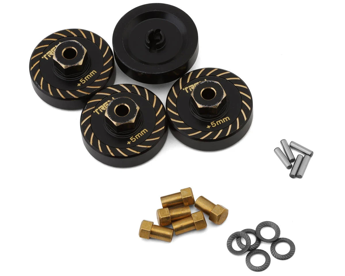 TLHTSCX24-91      Treal Hobby Axial SCX24 Type B Brass Extended Wheel Hubs (4) (+5mm)      | The RC Shop at Dr Dans