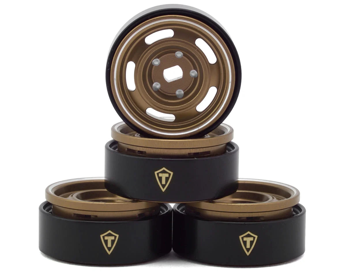 TLHTSCX30-30-34  Treal Hobby 0.7" 5-Slot Aluminum Micro Rock Crawler Beadlock Wheels (4) (8g ea)  | The RC Shop at Dr Dans
