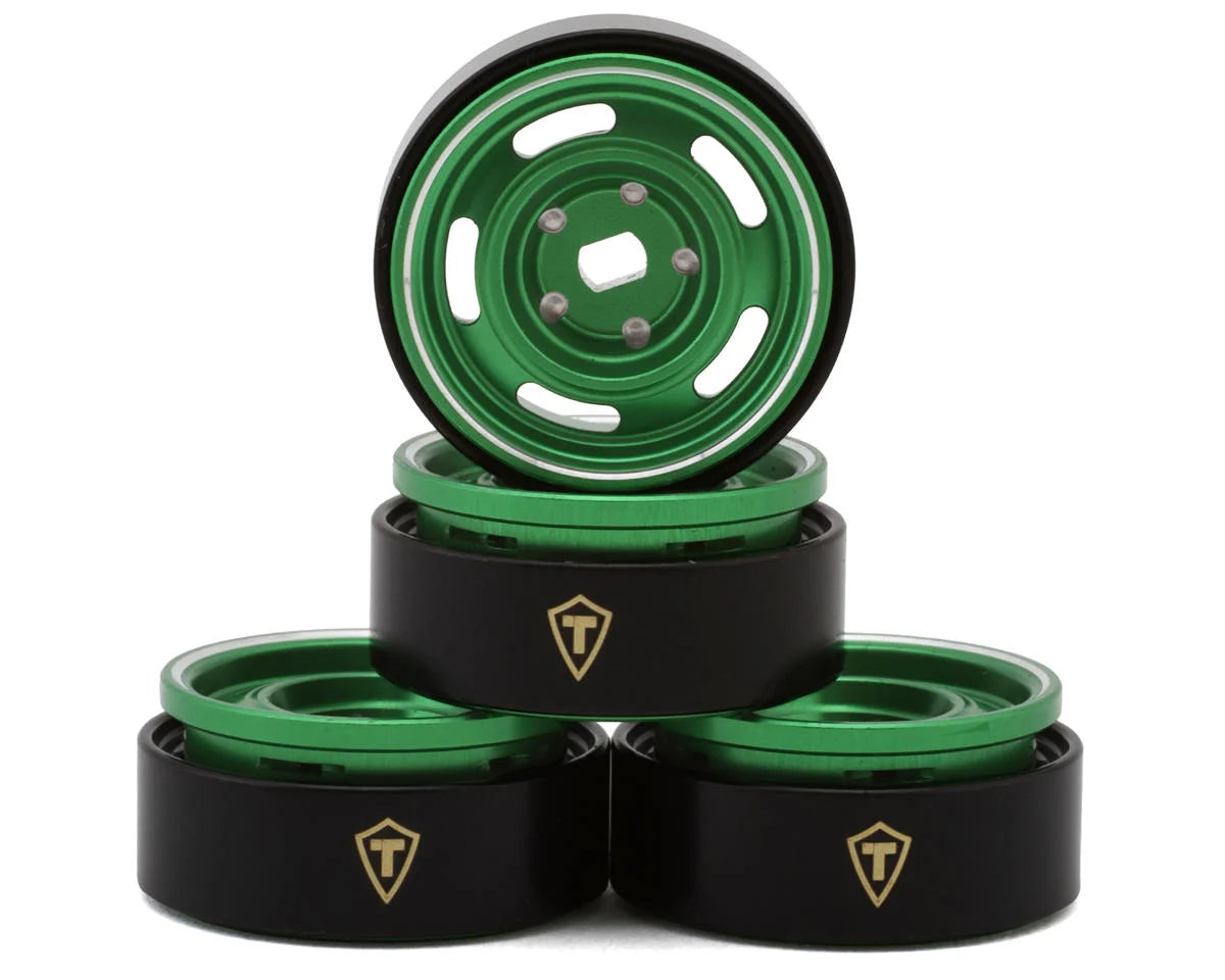 TLHTSCX30-30-34  Treal Hobby 0.7" 5-Slot Aluminum Micro Rock Crawler Beadlock Wheels (4) (8g ea)  | The RC Shop at Dr Dans
