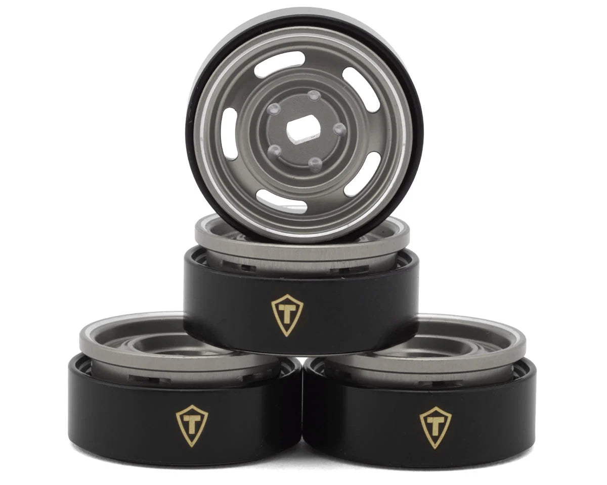 TLHTSCX30-30-34  Treal Hobby 0.7" 5-Slot Aluminum Micro Rock Crawler Beadlock Wheels (4) (8g ea)  | The RC Shop at Dr Dans