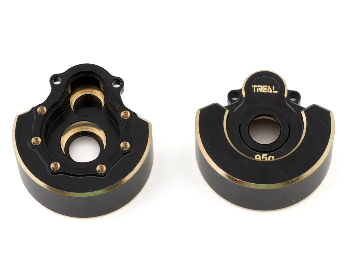 TLHTTRX4-11   Treal Hobby Heavy Brass Outer Portal Housing Covers for Traxxas TRX-4 (Black) (2) (95g)    | The RC Shop at Dr Dans