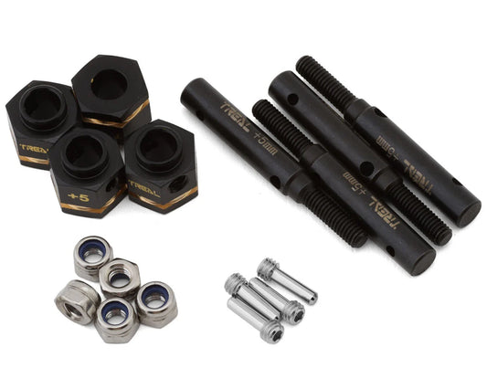TLHTTRX4-19      Treal Hobby Brass Wide Track Kit for Traxxas TRX-4 (+10mm)      | The RC Shop at Dr Dans
