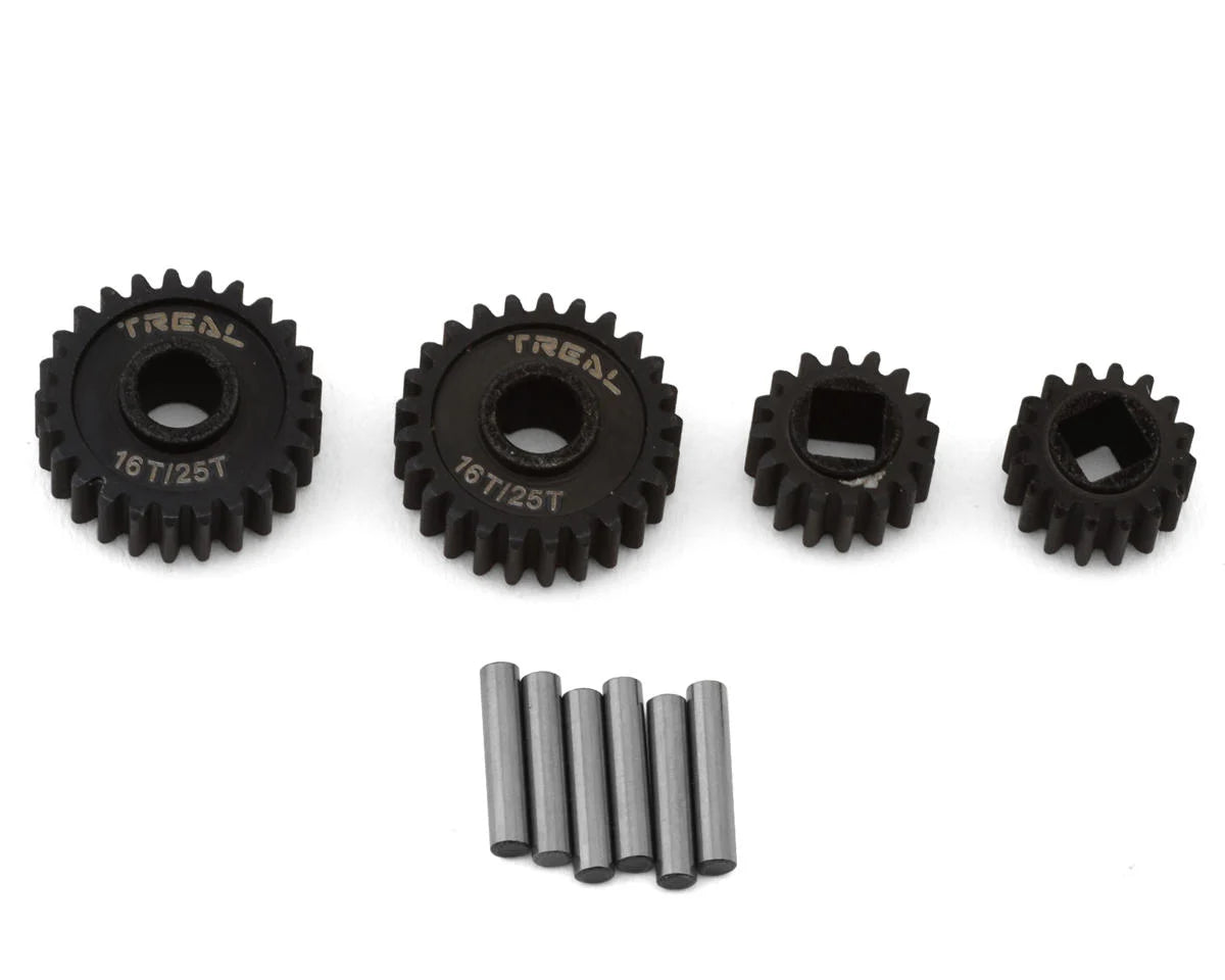TLHTUTB18-35 Treal Hobby Axial UTB18 Hardened Steel Overdrive Portal Gears (16T/25T) (10% Overdrive)  | The RC Shop AT Dr Dans