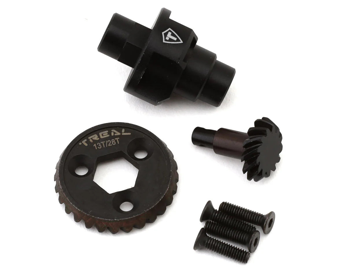 TLHTUTB18-58    Treal Hobby Axial UTB18 Heavy Duty Steel Axle Overdrive Set w/Spool (13T/28T) (17% Overdrive)  | THE RC SHOP AT DR DANS