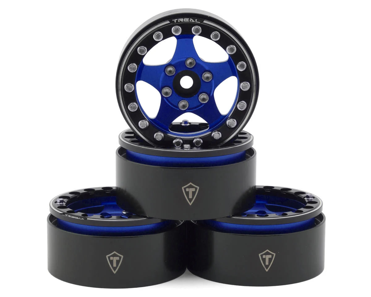 Treal Hobby 1.9" Type E Classic 5-Spoke Beadlock Wheels (4) (126g ea)        | The RC Shop at Dr Dans