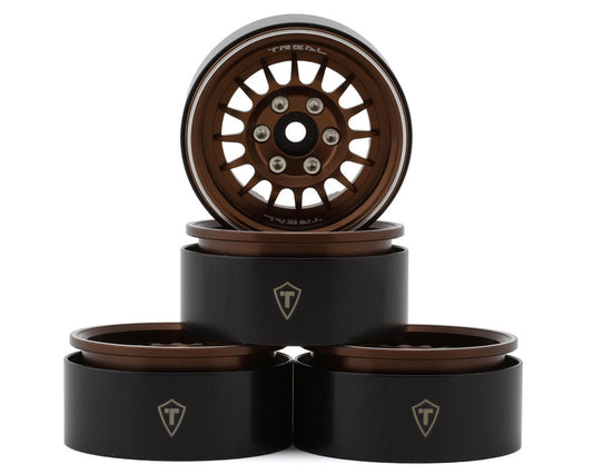 TLHTWHEEL-159     Treal Hobby Type N 1.9" Multi-Spoke Beadlock Wheels (Bronze) (4)