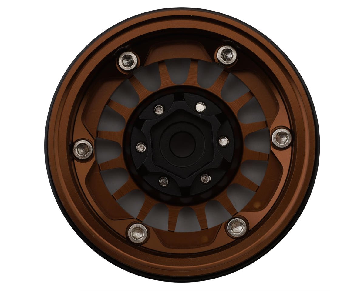 TLHTWHEEL-159     Treal Hobby Type N 1.9" Multi-Spoke Beadlock Wheels (Bronze) (4)