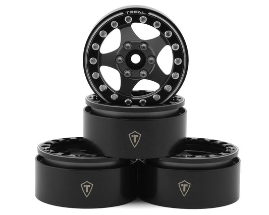 Treal Hobby 1.9" Type E Classic 5-Spoke Beadlock Wheels (4) (126g ea)        | The RC Shop at Dr Dans