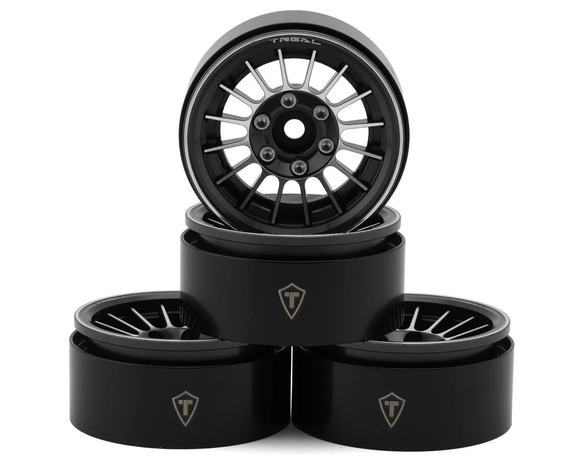 TLHTWHEEL-74 - 82  Treal Hobby 1.9" Type-J Multi-Spoke Aluminum Crawler Beadlock Wheels (4) (113.7g ea)      | The RC Shop at Dr Dans