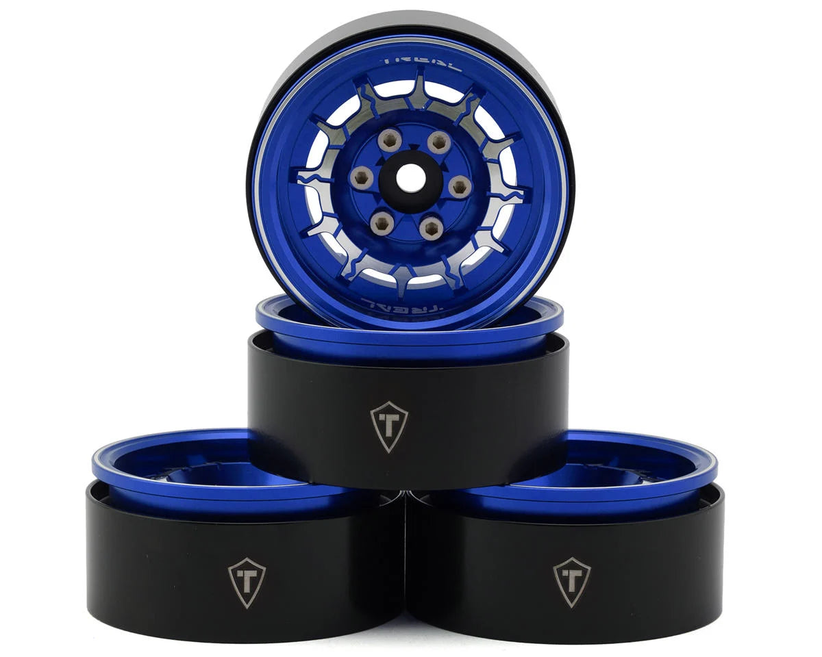 Treal Hobby 1.9" Type-M Aluminum Crawler Beadlock Wheels  (4) (122.9g ea)   | The RC Shop at Dr Dans