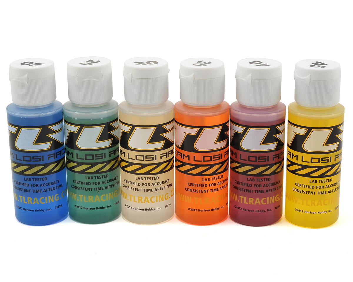 TLR Silicone Shock Oil 6-Pack 2oz – TLR74020 | TLR74021