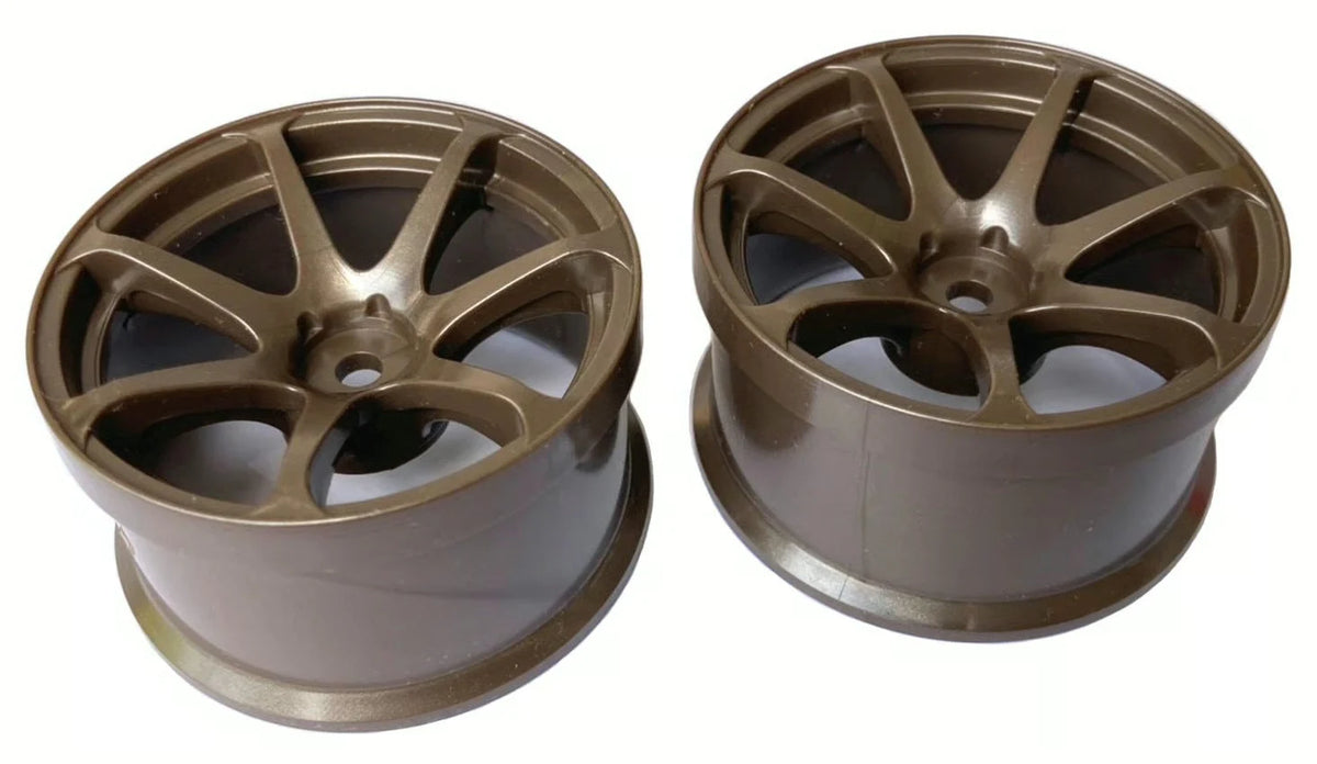 Topline AVS MODEL T7 30mm Wide Drift Wheels – Matte Bronze +6 Offset (2pcs) | IW-4206BR