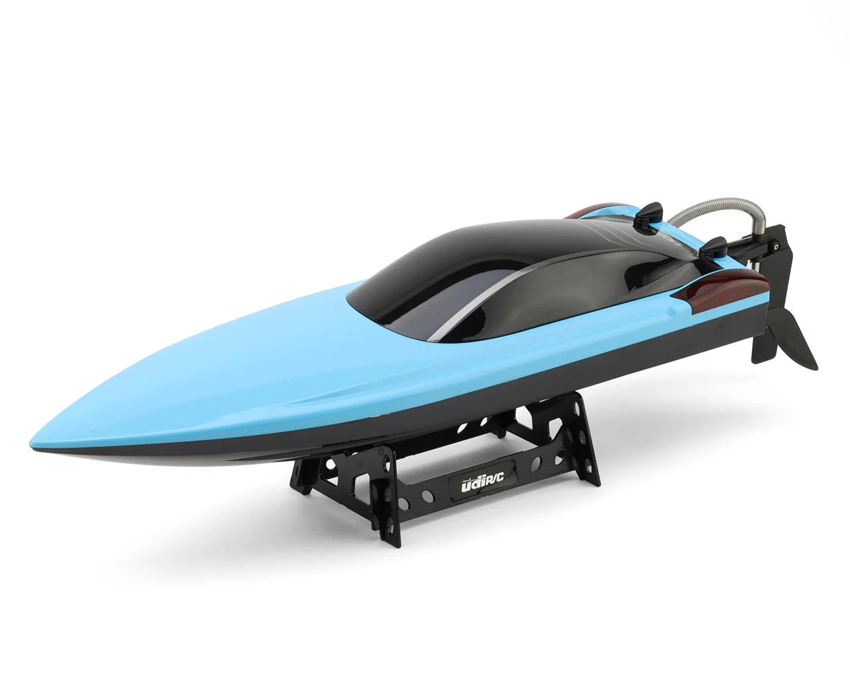 UDI025   UDI RC Mosasaurus 22" High Speed Brushless Self-Righting RTR Electric Boat (Blue) w/2.4GHz Radio, Battery & Charger   | The RC Shop at Dr Dans
