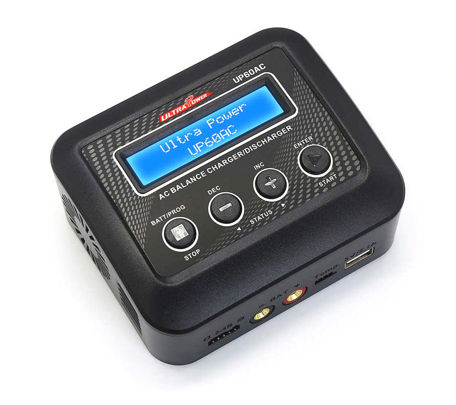 UPTUP60AC	UP60AC 60W Multi-Chemistry AC Charger  | The RC Shop at Dr Dans