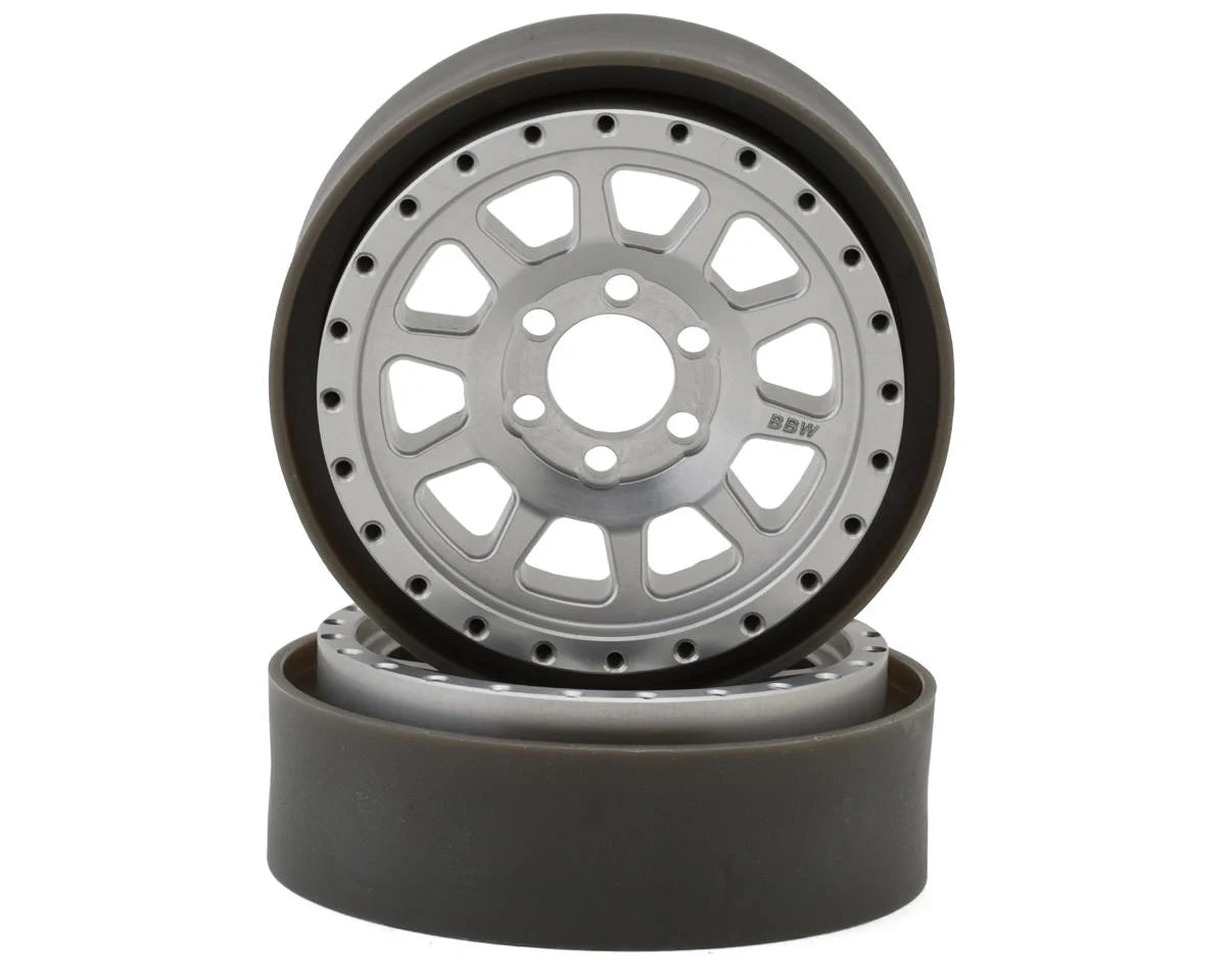 VPS08151     Vanquish Products Battle Born Wheels Sierra 2.2 Beadlock Crawler Wheels (Clear) (2)     | The RC Shop at Dr Dans
