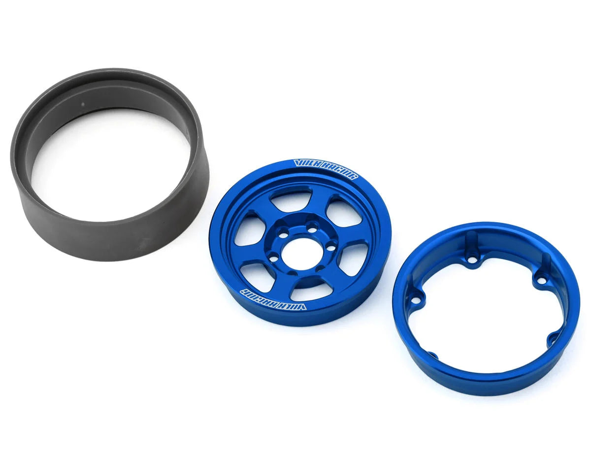 Vanquish Volk Racing TE37XT 1.9" Beadlock Wheels Blue – VPS08524